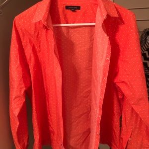 Lands end wrinkle free button down